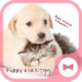 Cute Animal Wallpaper Puppy and Kitten Theme