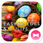 Easter Eggs & Tulips Theme
