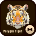 Polygon Tiger Wallpaper Theme