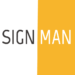 SIGN MAN