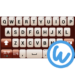 Maroon keyboard image