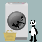 Panda washing Live Wallpaper