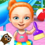 Sweet Baby Girl Cleanup 4 – House, Pool & Stable